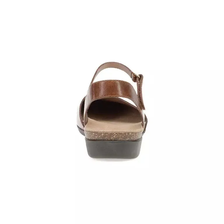 Dansko Women's Rowan Tan Waxy Burnished 6025155300
