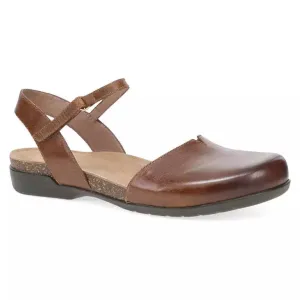 Dansko Women's Rowan Tan Waxy Burnished 6025155300