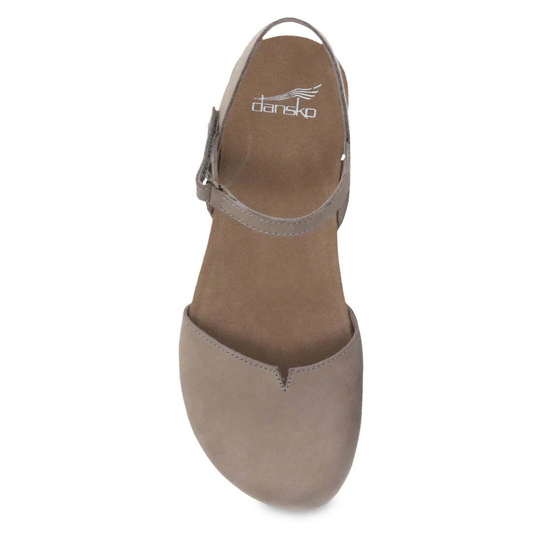 Dansko Women's Rowan Taupe Milled Nubuck 6025165300