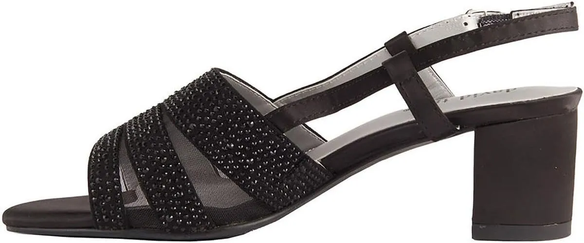 David Tate Womens Sparkle Rhinestone Heels