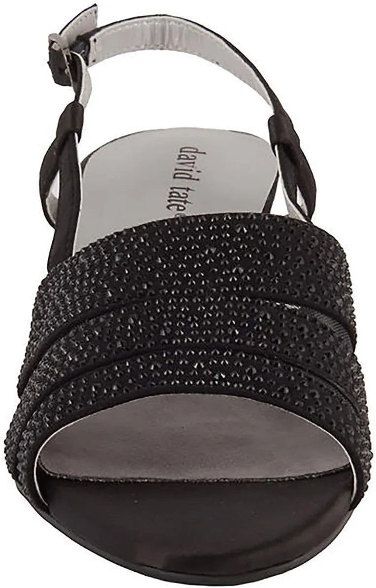 David Tate Womens Sparkle Rhinestone Heels