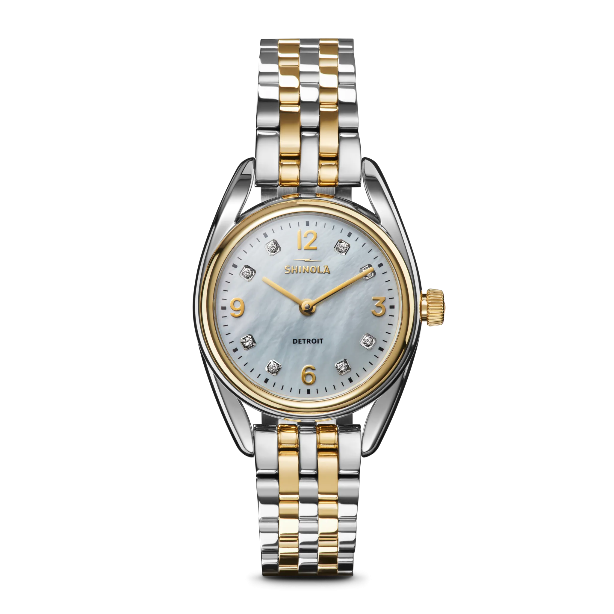 Derby Watch - White Mother of Pearl