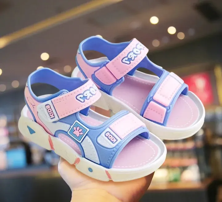 Dual Color Unisex Kids Rubber Kito Sandal