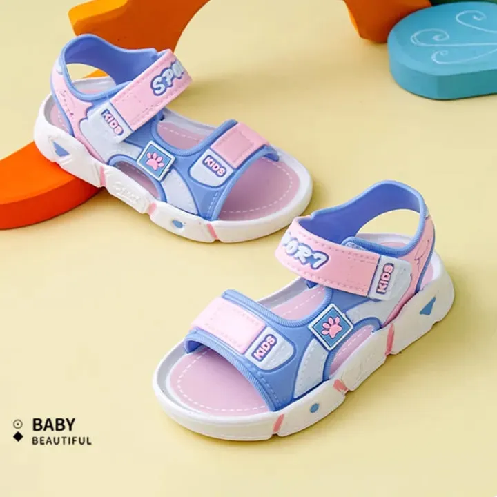 Dual Color Unisex Kids Rubber Kito Sandal