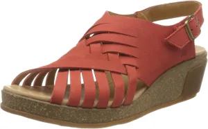 El Naturalista Women's Back Buckle Sandal