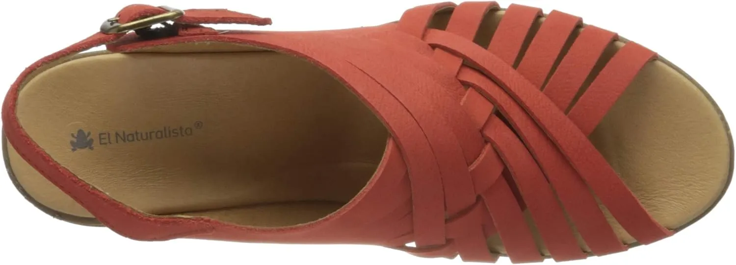 El Naturalista Women's Back Buckle Sandal