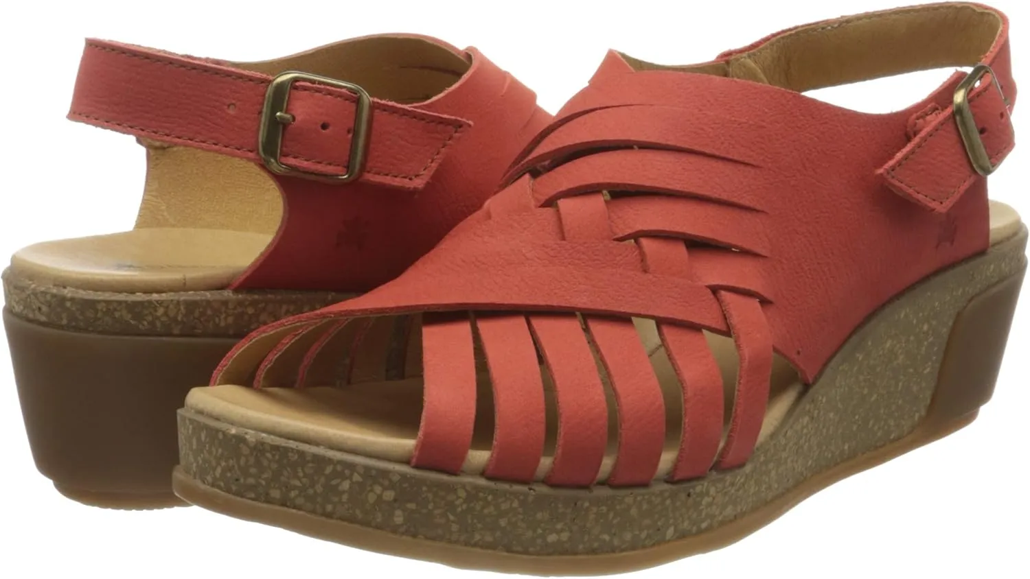 El Naturalista Women's Back Buckle Sandal