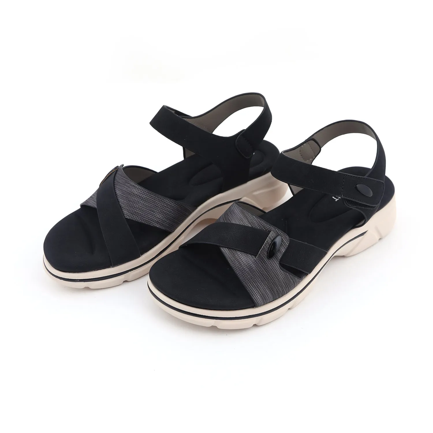 Eminent Women's Softy Sandal - Black