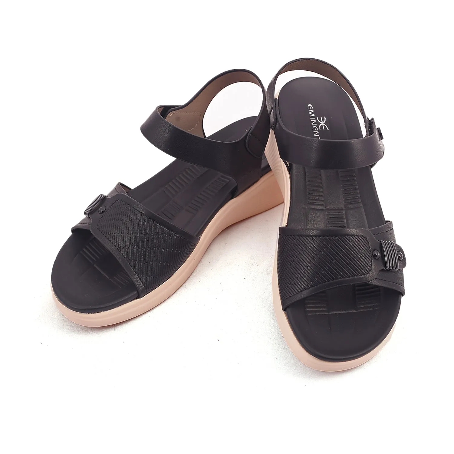 Eminent Women's Softy Sandal - Black