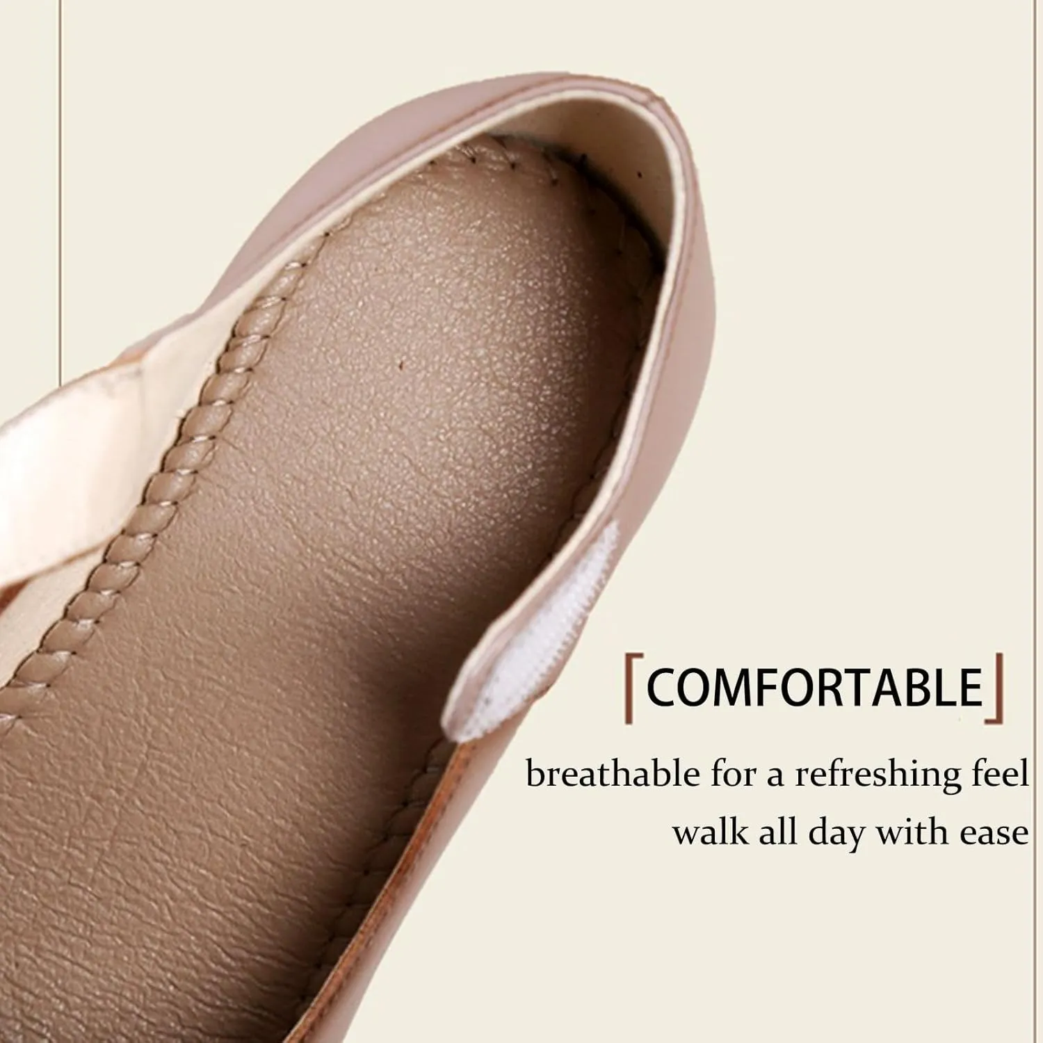 Ephirebra Women's Round Toe Mary Jane Chunky Heels Pumps Comfort Flower Hook and Loop Low Heel Dress Shoes
