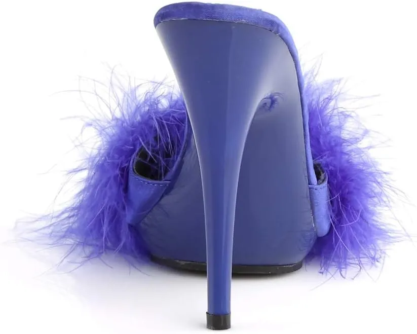 Fabulicious Women's Poise-501F Marabou Slipper