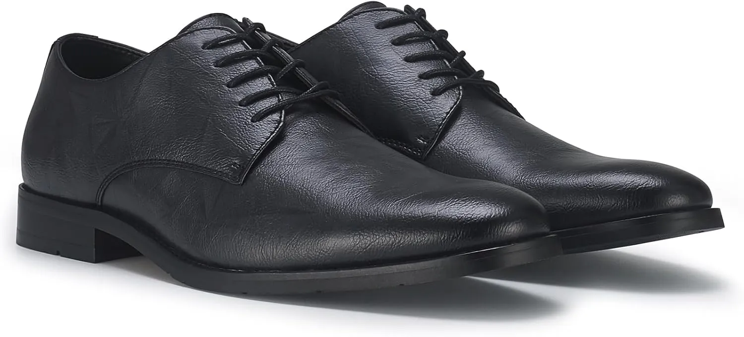 Ferro Aldo Men's Classic Round-Toe Fashion Derby Dress Shoes