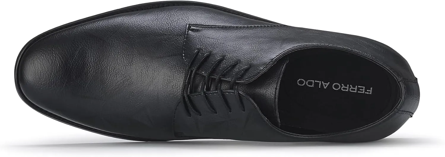 Ferro Aldo Men's Classic Round-Toe Fashion Derby Dress Shoes