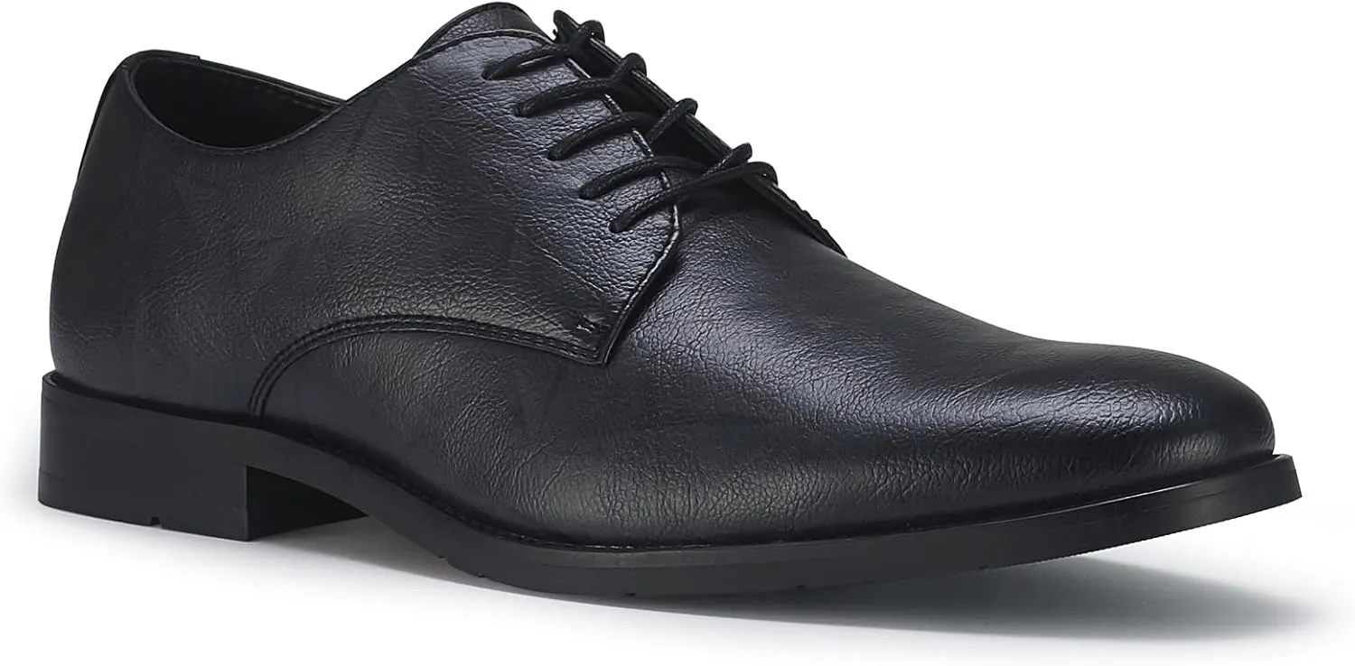 Ferro Aldo Men's Classic Round-Toe Fashion Derby Dress Shoes
