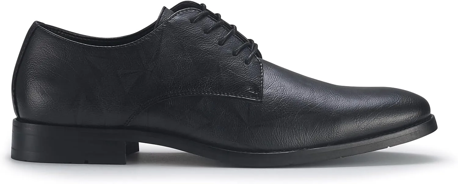 Ferro Aldo Men's Classic Round-Toe Fashion Derby Dress Shoes