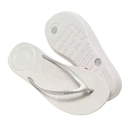 FitFlop Ladies Flip-Flops - Iqushion - Silver
