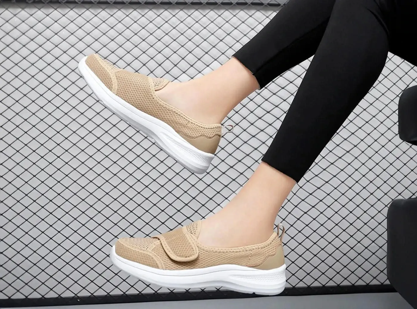 FitVille Damen Einstellbare Loafer V1