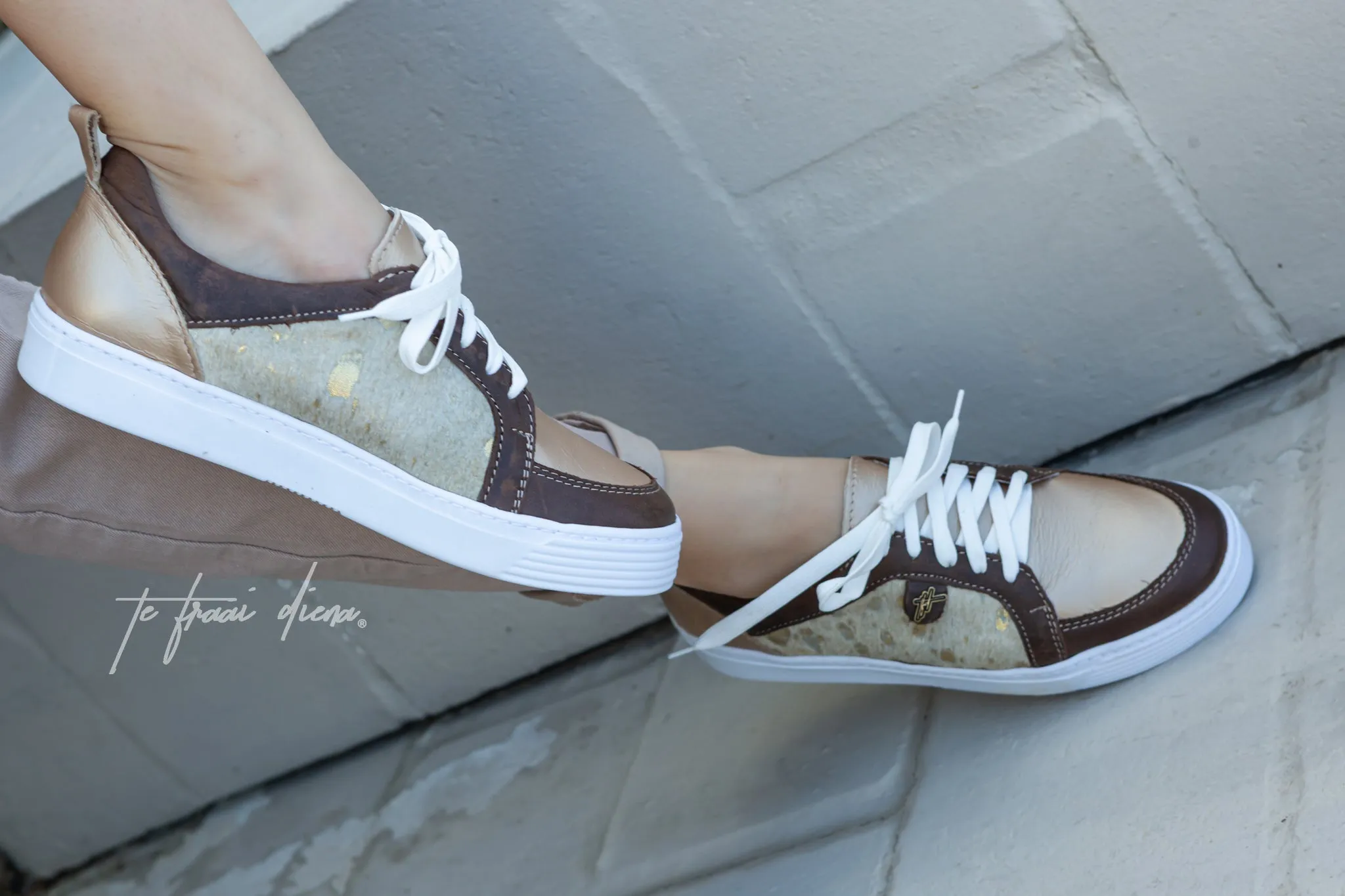 Fleur Sneaker - Gold Digger