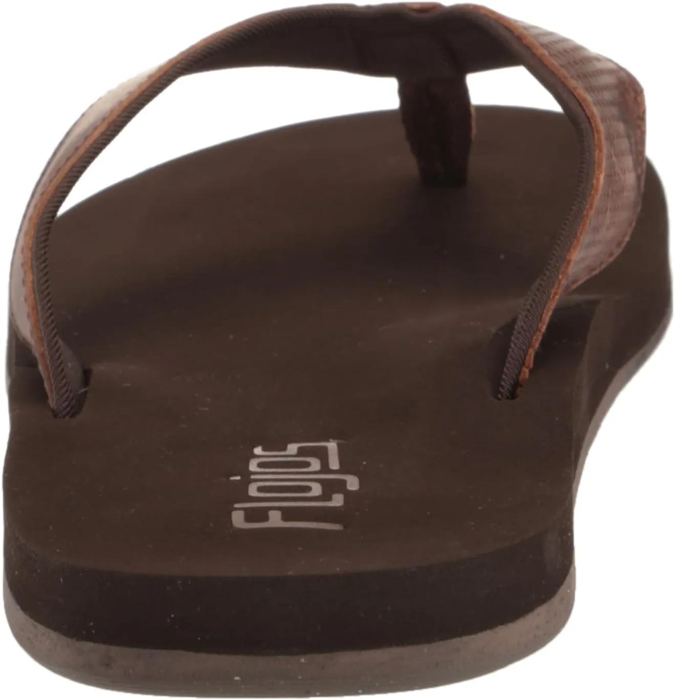 Flojos Cole Genuine Leather Perforated Strap Mens Sandal