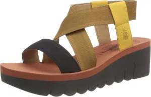 FLY London Women's Ankle-Strap Sandal, 35,36,37,38,39,40,41,42 M Womens Adult