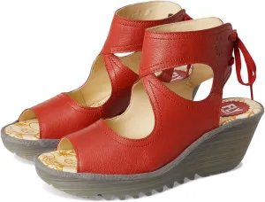 FLY London Women's Yulp571fly Wedge Sandal