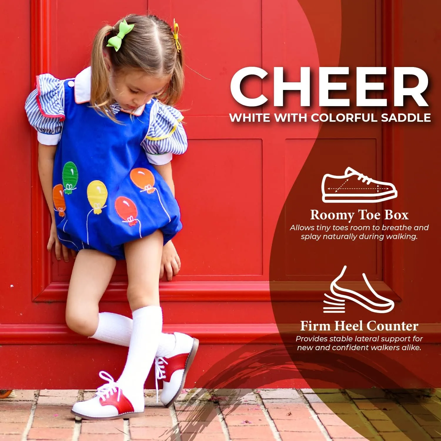 FootMates Cheer 3 Lace-Up (Infant/Toddler/Little Kid)