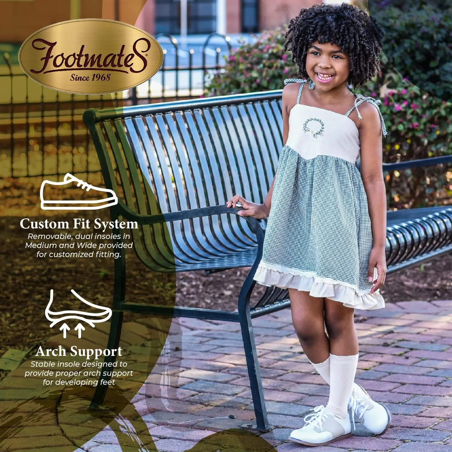 FootMates Cheer 3 Lace-Up (Infant/Toddler/Little Kid)