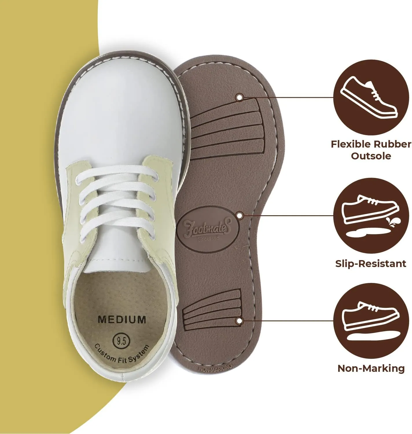 FootMates Cheer 3 Lace-Up (Infant/Toddler/Little Kid)