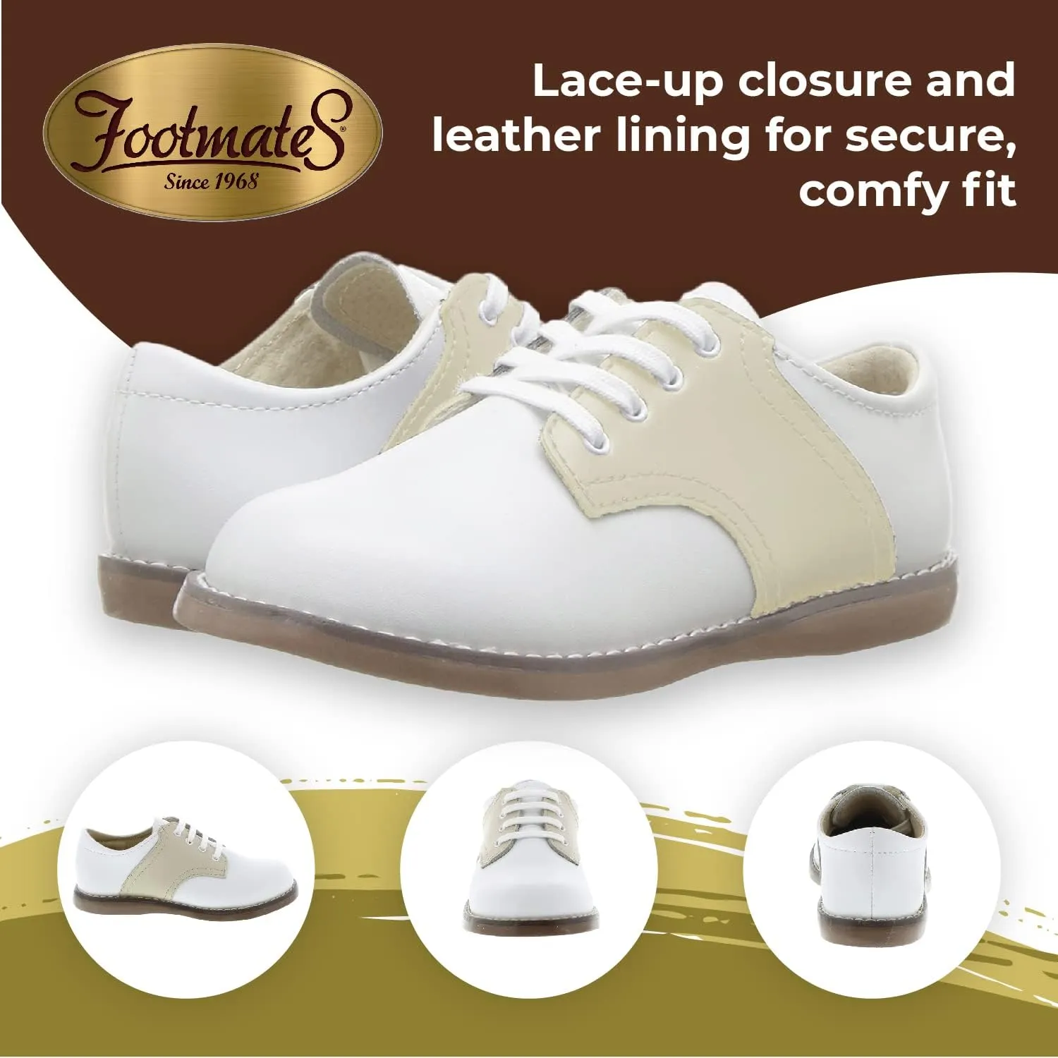 FootMates Cheer 3 Lace-Up (Infant/Toddler/Little Kid)