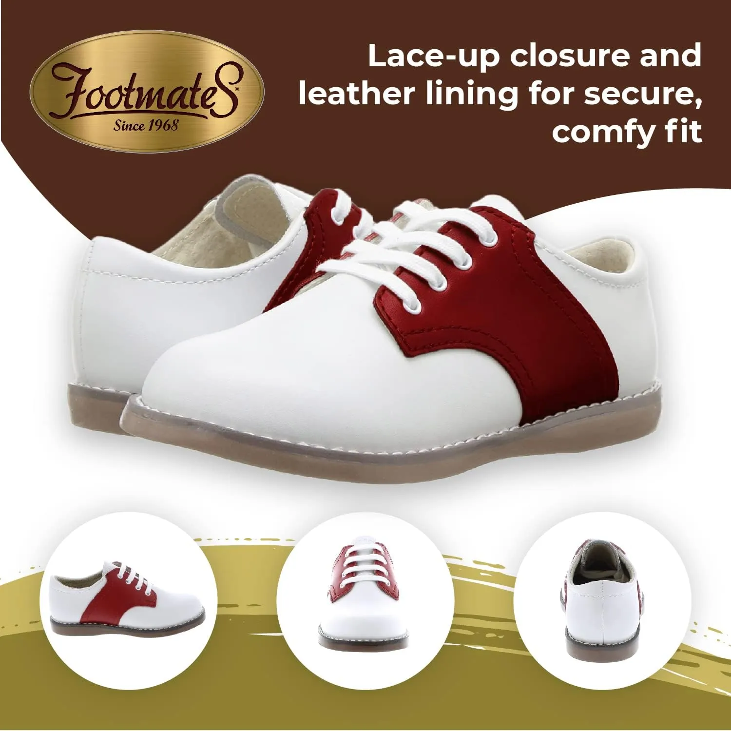 FootMates Cheer 3 Lace-Up (Infant/Toddler/Little Kid)