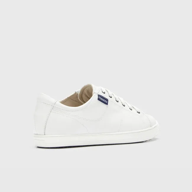 Frankie4 Nat White Leather Sneaker
