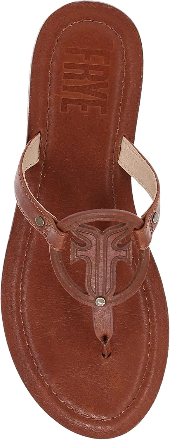 Frye Taylor Logo Sandal - Women's Premium Leather Sandal, Comfortable Slip-On Design, Casual Chic Footwear for Everyday Wear