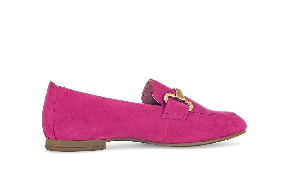 Gabor Fuchsia Suede Loafer| 6521134