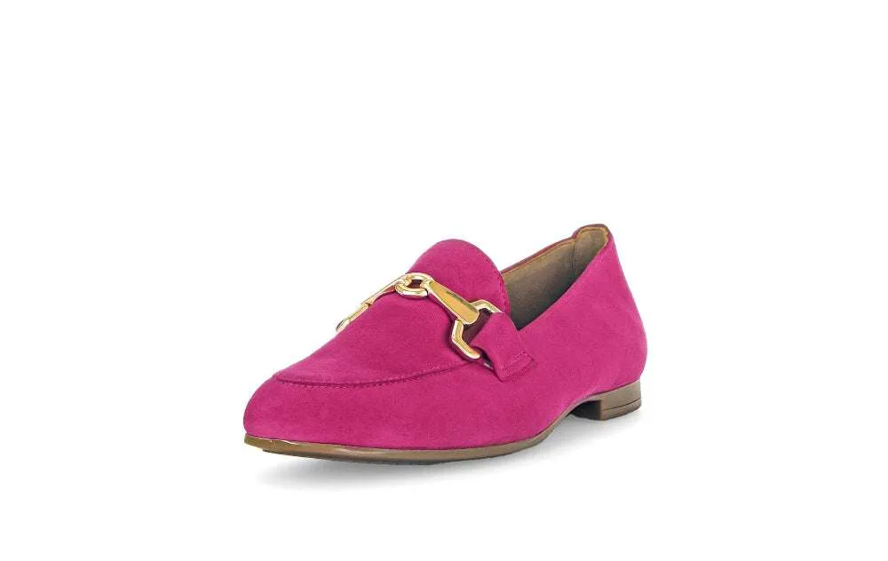 Gabor Fuchsia Suede Loafer| 6521134