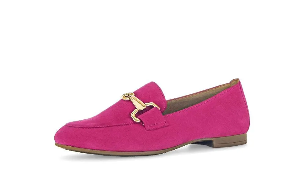 Gabor Fuchsia Suede Loafer| 6521134