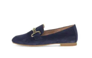Gabor Navy Suede Loafer |6521136