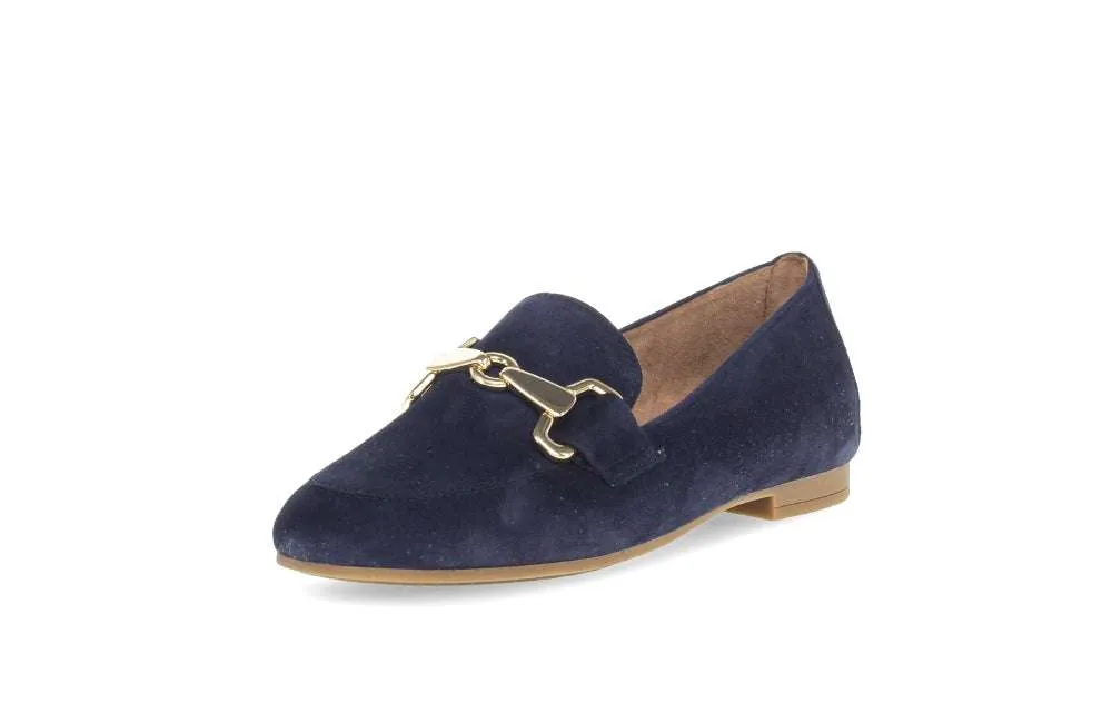 Gabor Navy Suede Loafer |6521136
