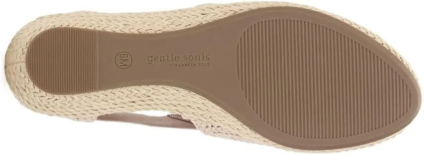 Gentle Souls by Kenneth Cole Women's Noa Elastic Slip on Heeled Sandal