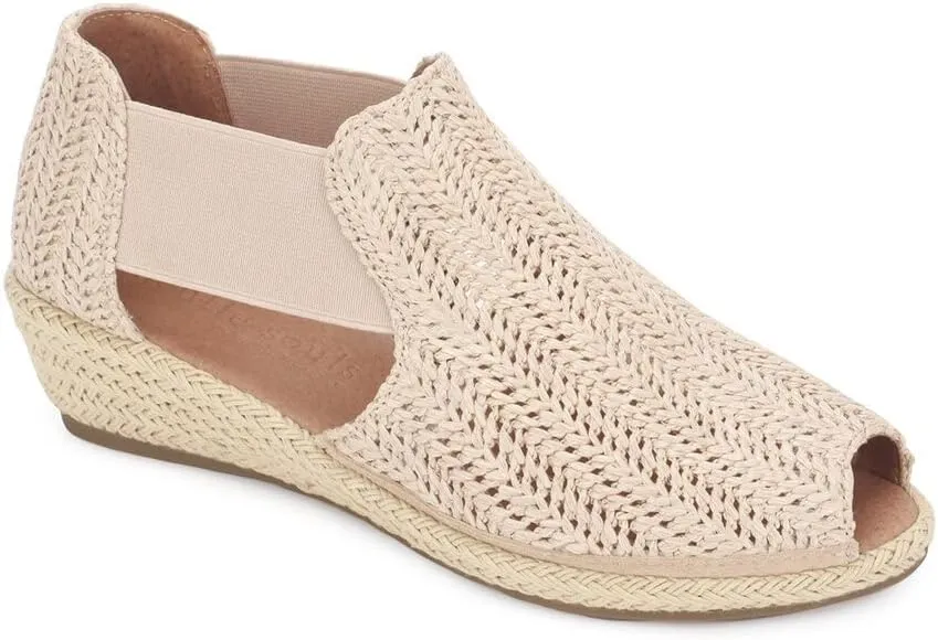 Gentle Souls by Kenneth Cole Women's Noa Elastic Slip on Heeled Sandal