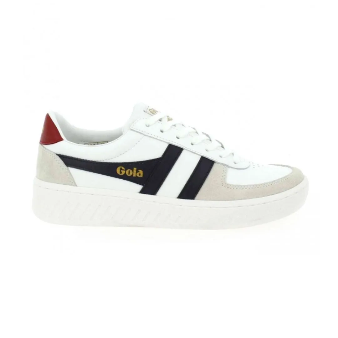 Grandslam Classic Sneakers (White   Navy   Deep Red)