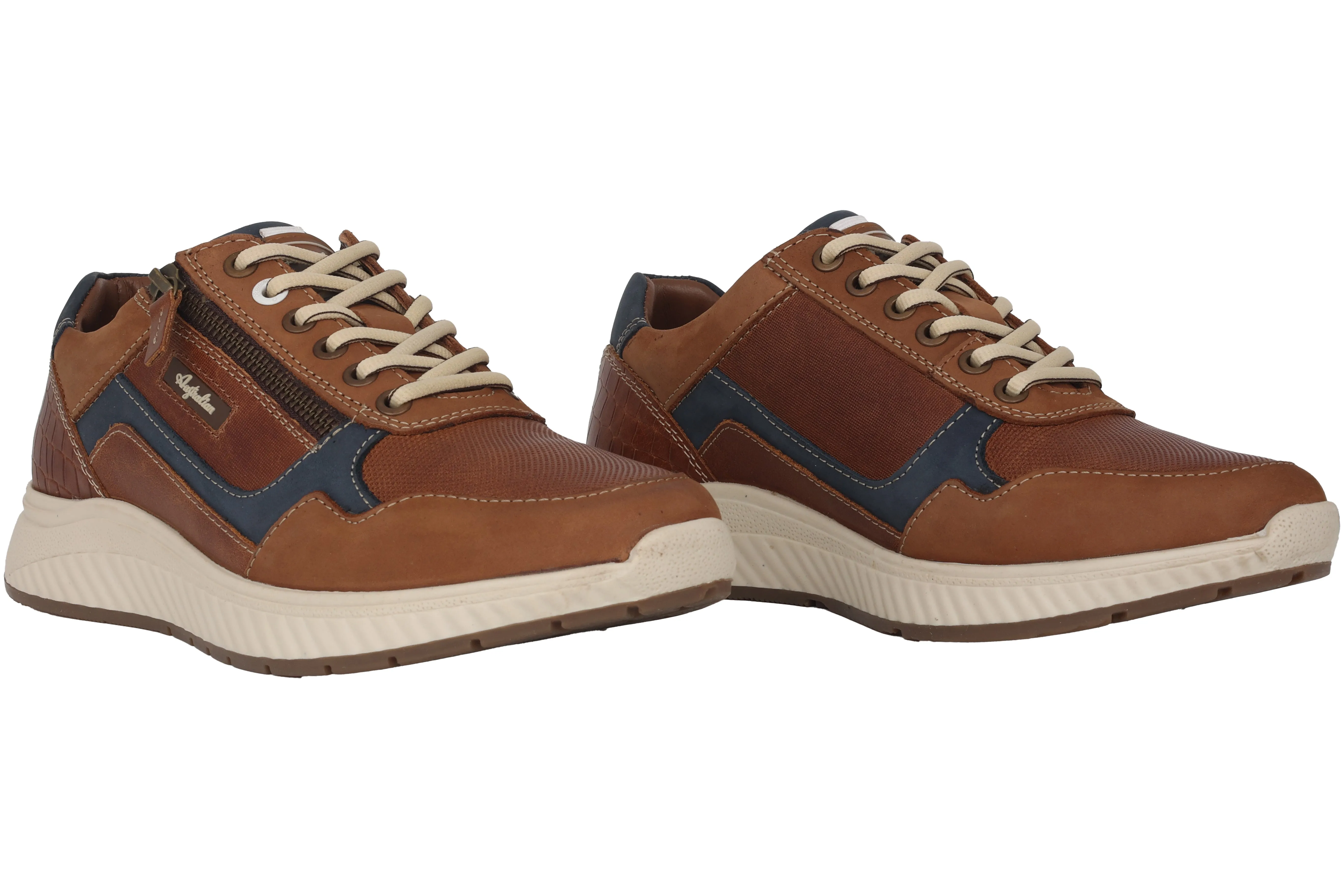 'Hatchback' men's sneaker - Brown blue mix