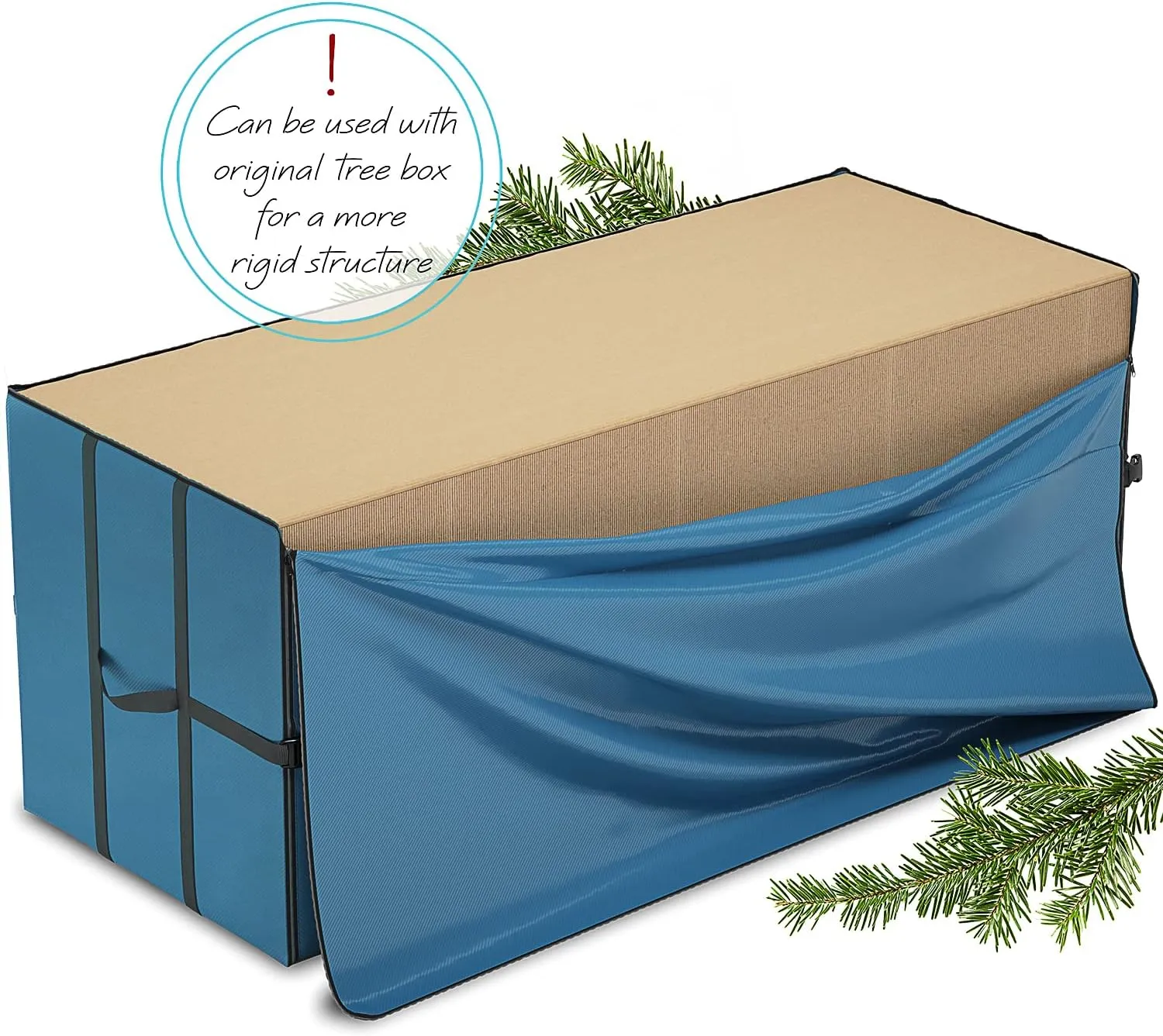 Hearth & Harbor 2 Pack Christmas Tree Storage Bag 9 ft. for Holiday – Waterproof Christmas Tree Storage Box Made of 600d Oxford Material – Christmas Tree Bag with Handles & Special Wide Opening