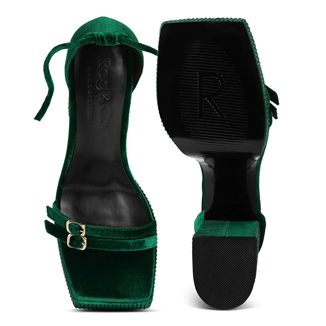 High Platform Diamante Lace Up Sandals