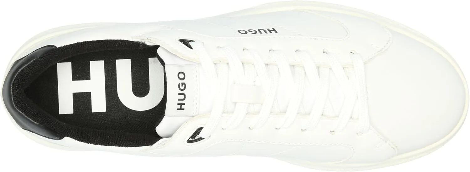 HUGO Men's Fly Leather Cupsole Sneaker