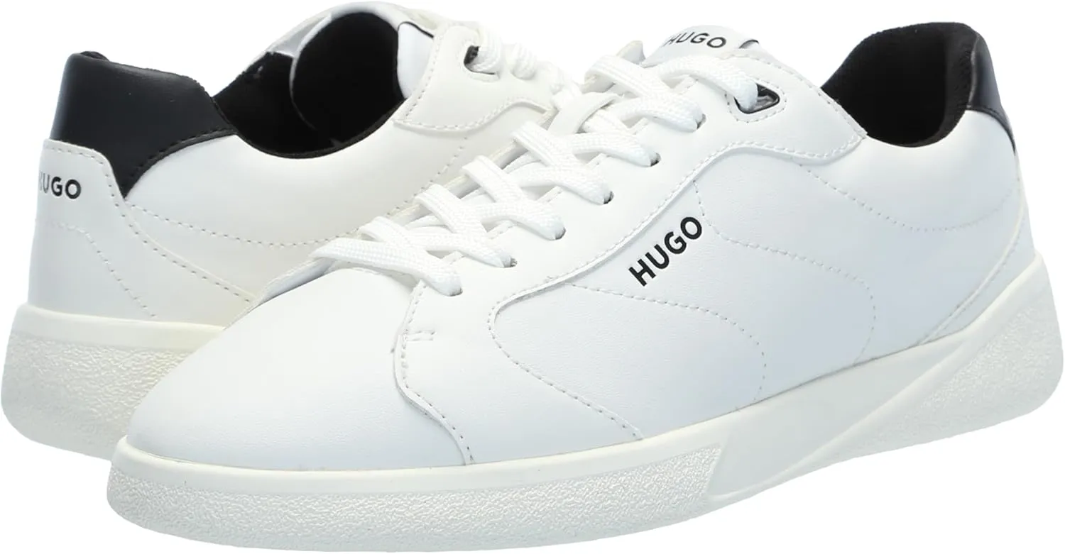 HUGO Men's Fly Leather Cupsole Sneaker