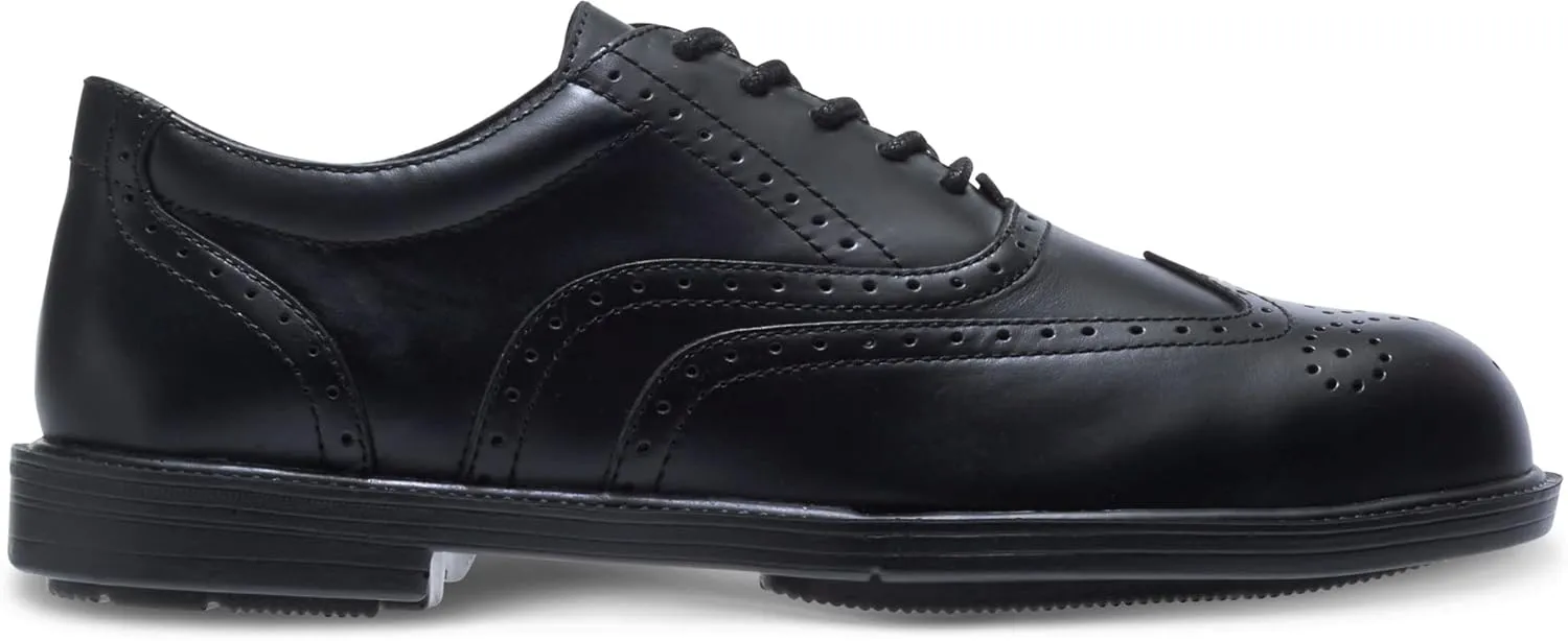 Hush Puppies Professionals, Men's, Black, Steel Toe, EH, Wing Tip Oxford