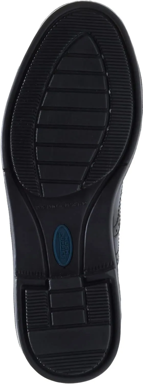 Hush Puppies Professionals, Men's, Black, Steel Toe, EH, Wing Tip Oxford