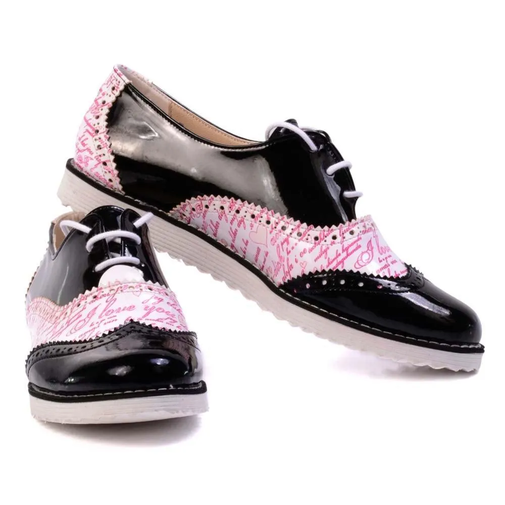 I Love You Oxford Shoes GNG201