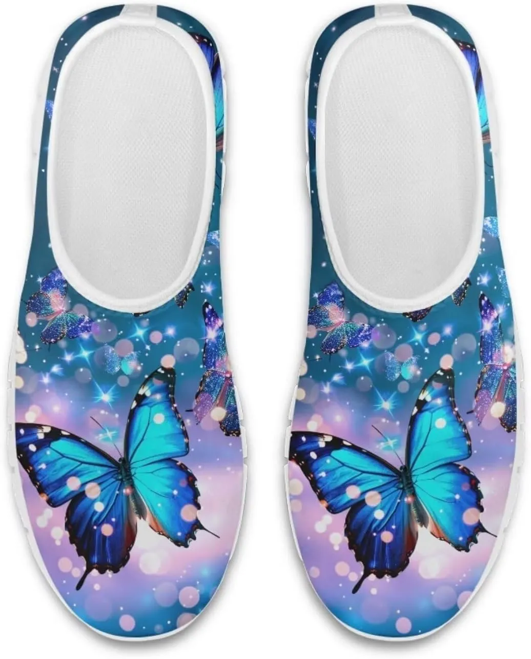 JoyLamoria Boho Elephant Walking Shoes Art Travel Travel Clog Slip on Causal Loafer Fashion Sneakers for Men Women