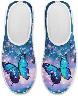 JoyLamoria Boho Elephant Walking Shoes Art Travel Travel Clog Slip on Causal Loafer Fashion Sneakers for Men Women